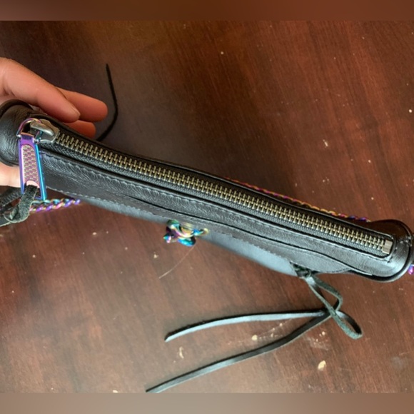 Rebecca Minkoff Mini MAC Oil Slick Iridescent Crossbody Shoulder Bag Purse - Picture 12 of 16